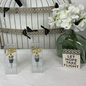 Wine Stoppers Cheers and  Enjoy .